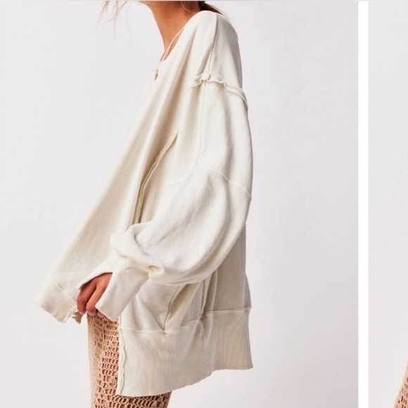 Free People Off White Camden, Sz M - Picture 2 of 4